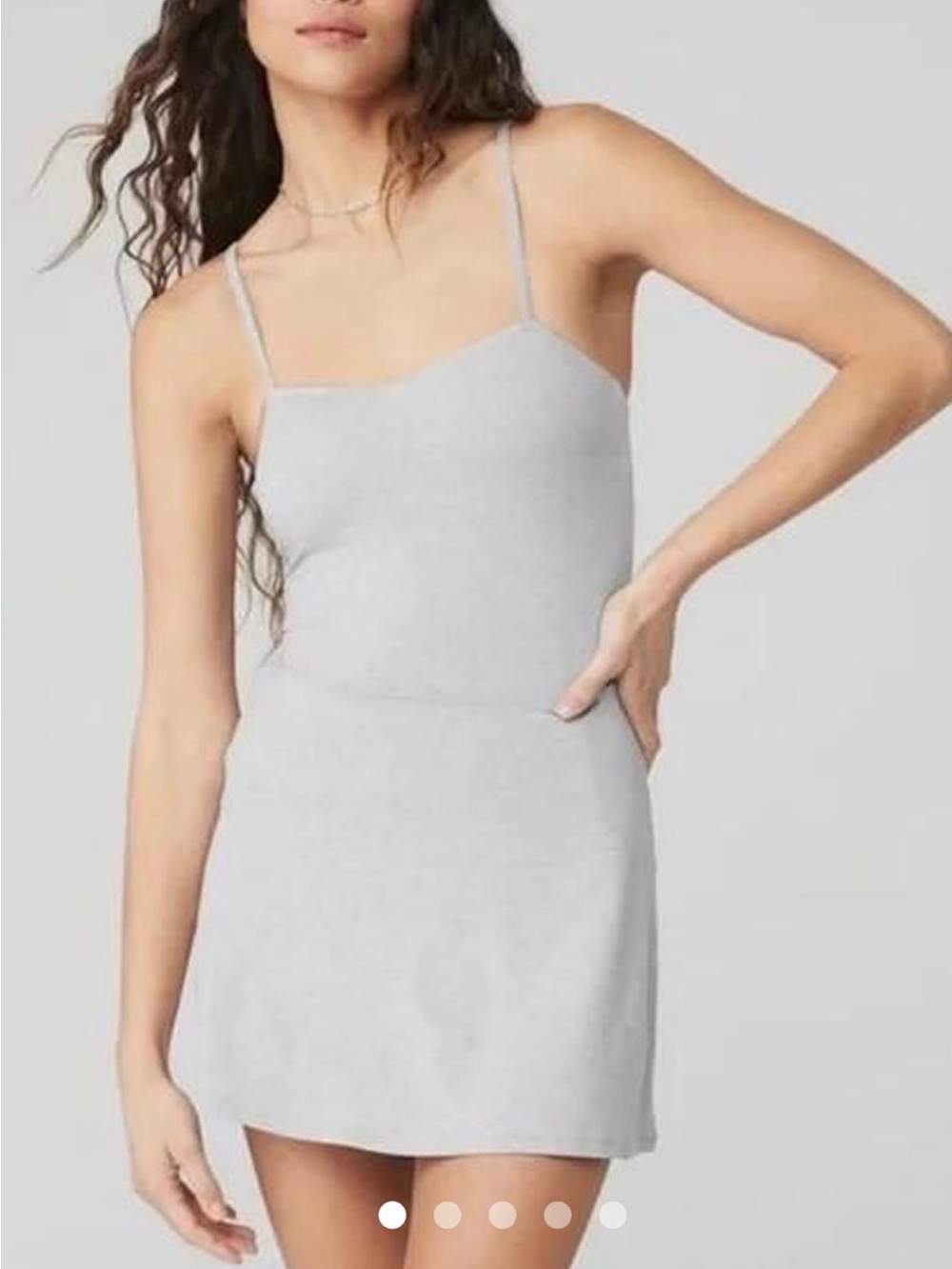 ALO Yoga Light Gray Athletic Dress